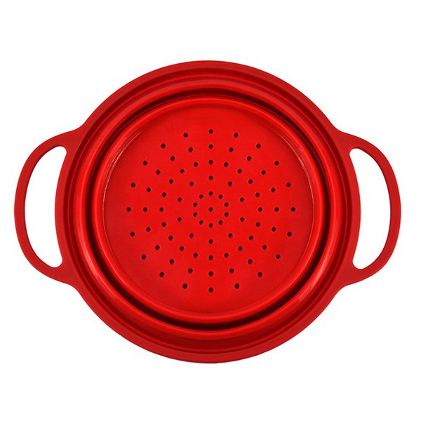 好收納矽膠廚房蔬菜水果洗菜籃