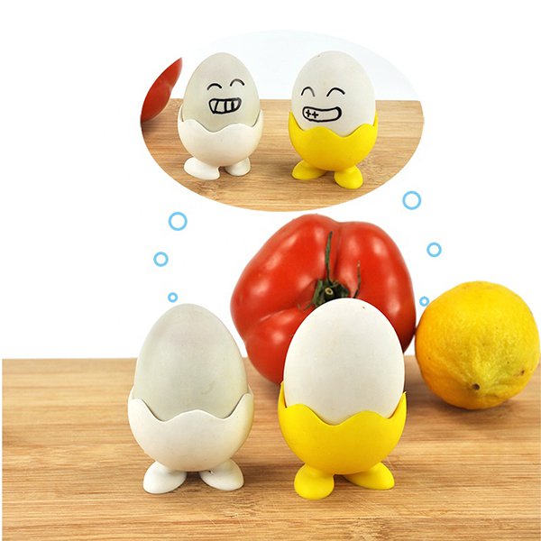 創意腳造型矽膠雞蛋托