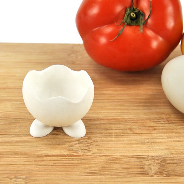 創意腳造型矽膠雞蛋托