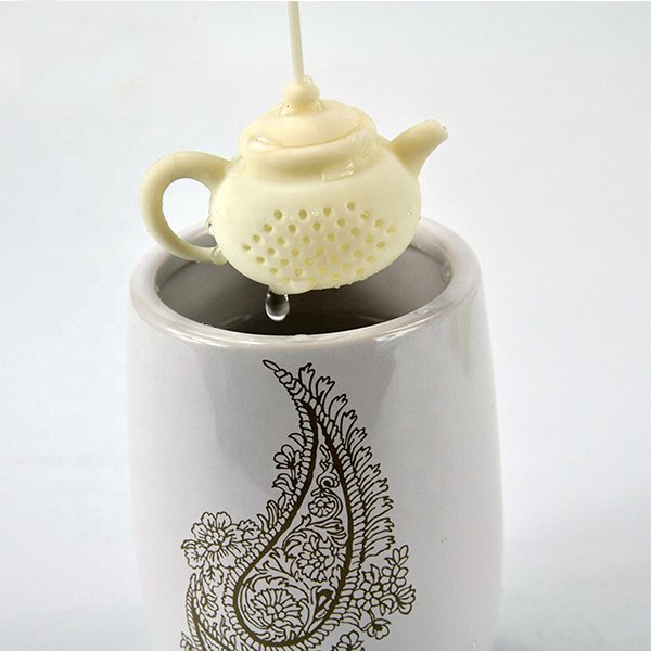 茶壺造型矽膠浸泡器