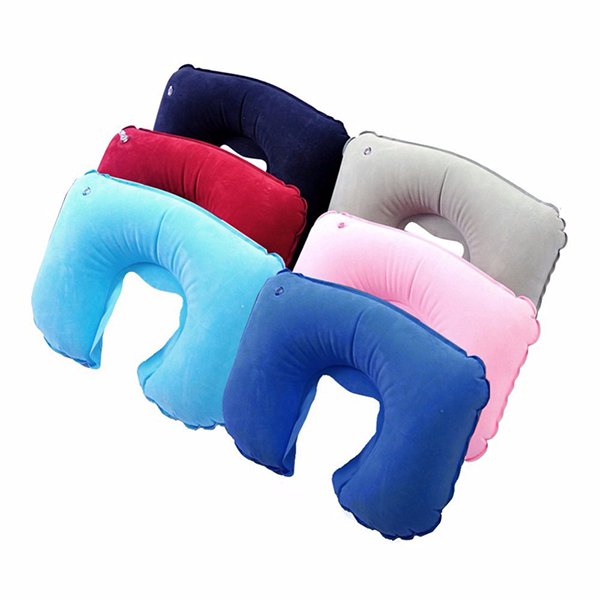 人工充氣式U型充氣枕頭-聚酯纖維