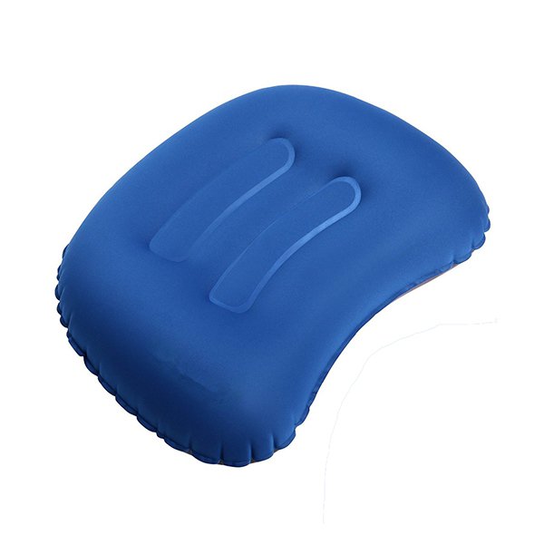 單向閥人工充氣式長型旅行充氣枕頭