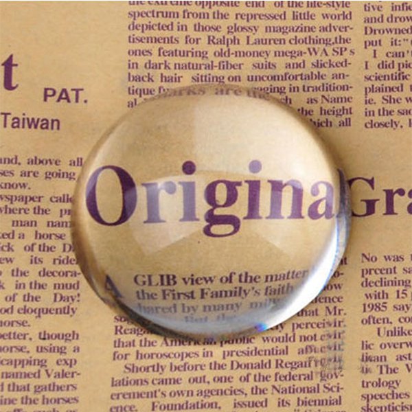 半圓水晶放大鏡紙鎮