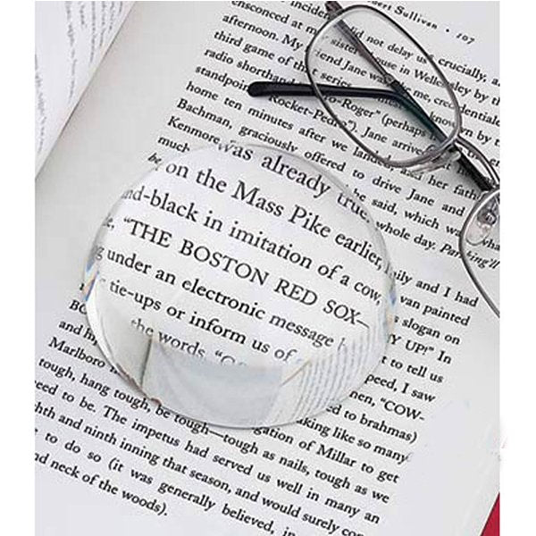 半圓水晶放大鏡紙鎮