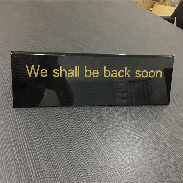 壓克力黑色紙鎮