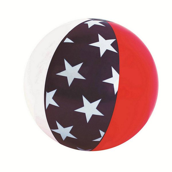 美式半透明充氣沙灘球