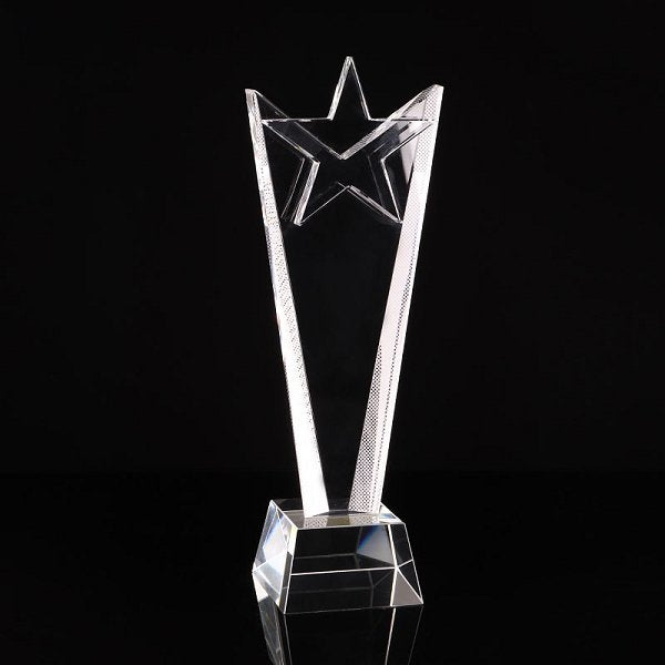 經典1.2kg星星造型水晶獎盃