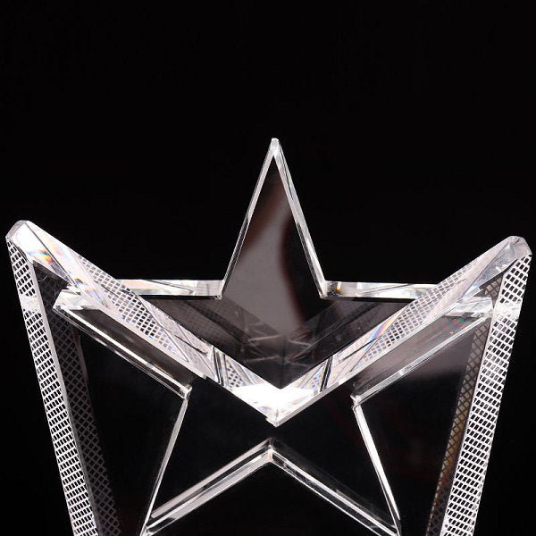 經典1.2kg星星造型水晶獎盃