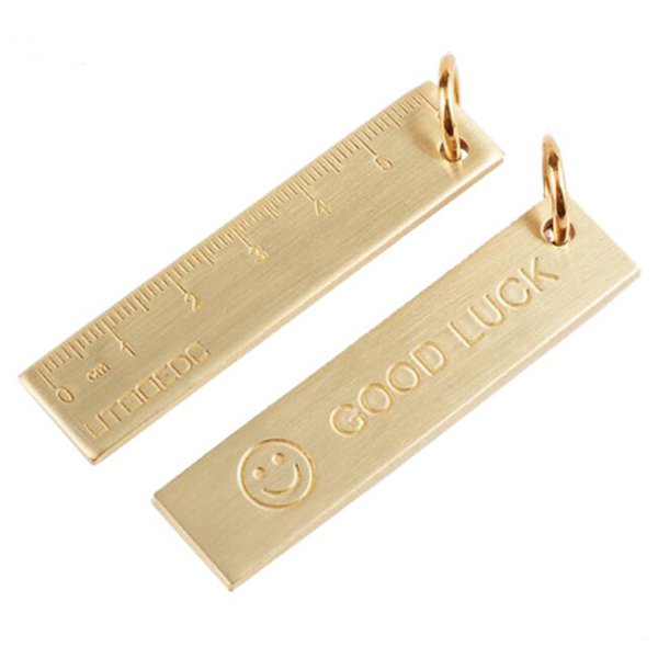 6cm金屬迷你鑰匙圈直尺