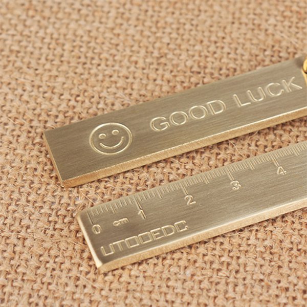 6cm金屬迷你鑰匙圈直尺