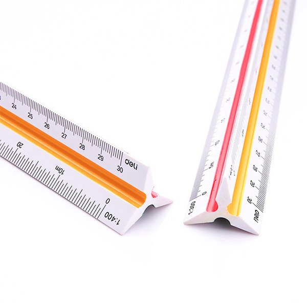 30cm塑膠立體三角形直尺