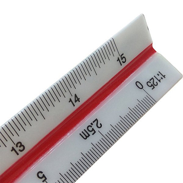 30cm塑膠立體三角形直尺