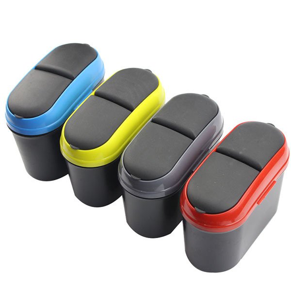 車用雙蓋汽車垃圾桶