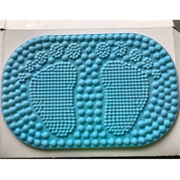 橢圓形腳丫按摩防滑珪藻土吸水地墊