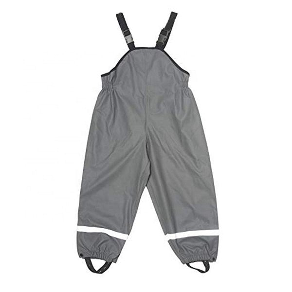 兩件式背帶安全反光條兒童雨衣