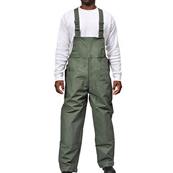 兩件式彩色背帶成人雨衣