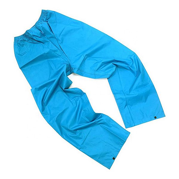 兩件式亮色安全反光條成人雨衣