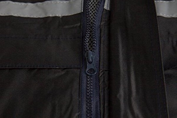 兩件式流行安全反光條成人雨衣