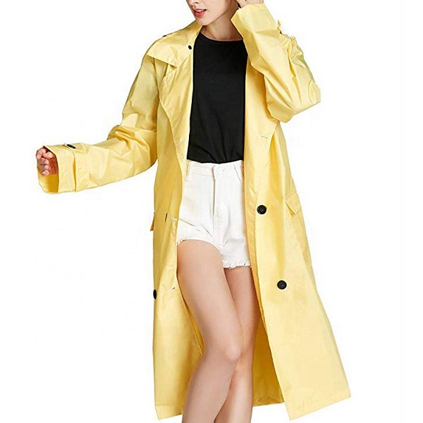 連身式流行大衣風格成人雨衣