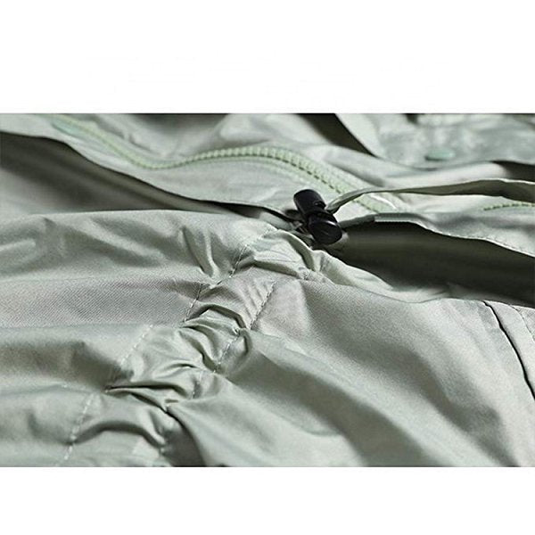 連身式時尚腰部束繩成人雨衣