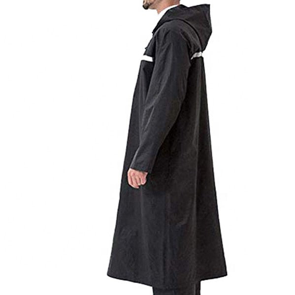 連身式安全反光條成人雨衣