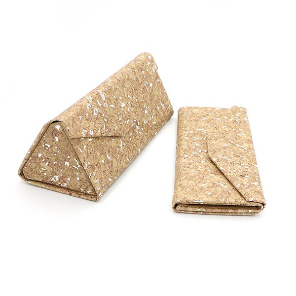 三角形牛皮紙吸鐵式客製化眼鏡盒