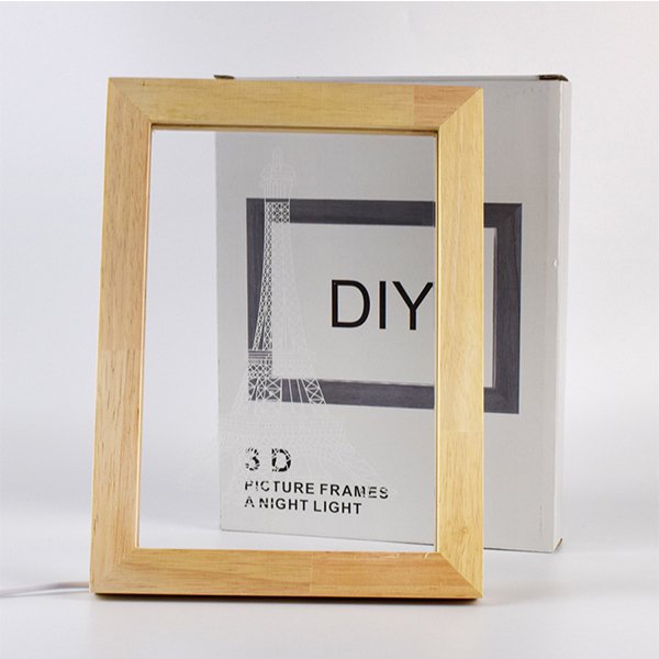 LED木製3D相框