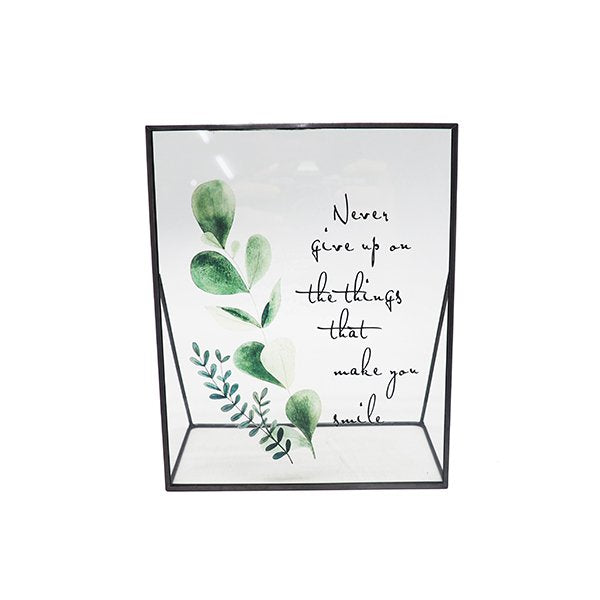 黑色金屬玻璃相框