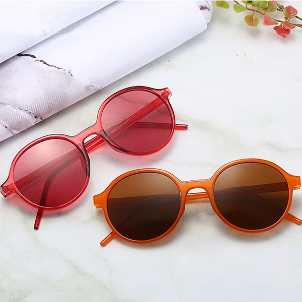 女神復古時尚圓框太陽眼鏡
