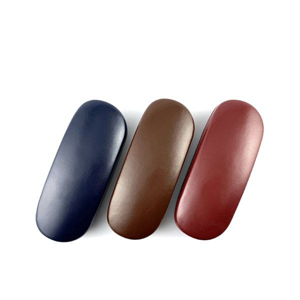 皮革紋路硬殼眼鏡盒