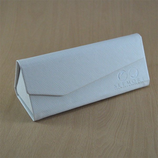 三角摺疊硬盒眼鏡盒