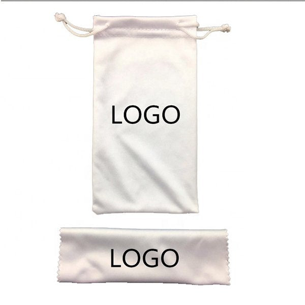 超細纖維柔軟眼鏡袋+擦拭布組