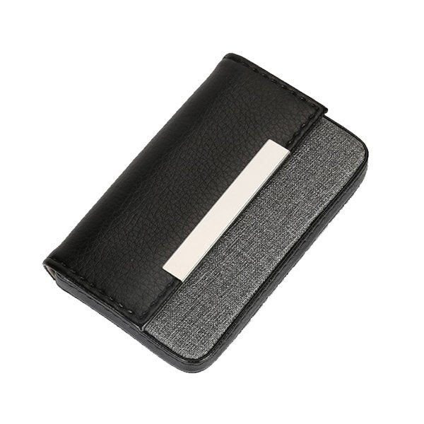 牛皮金屬扣名片夾