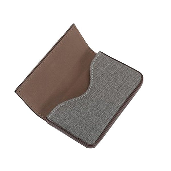 牛皮金屬扣名片夾