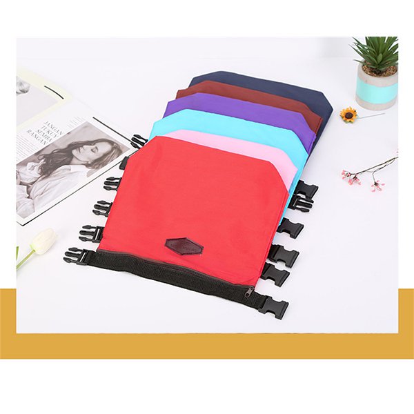 扣式提把拉鍊保冷袋-尼龍午餐袋