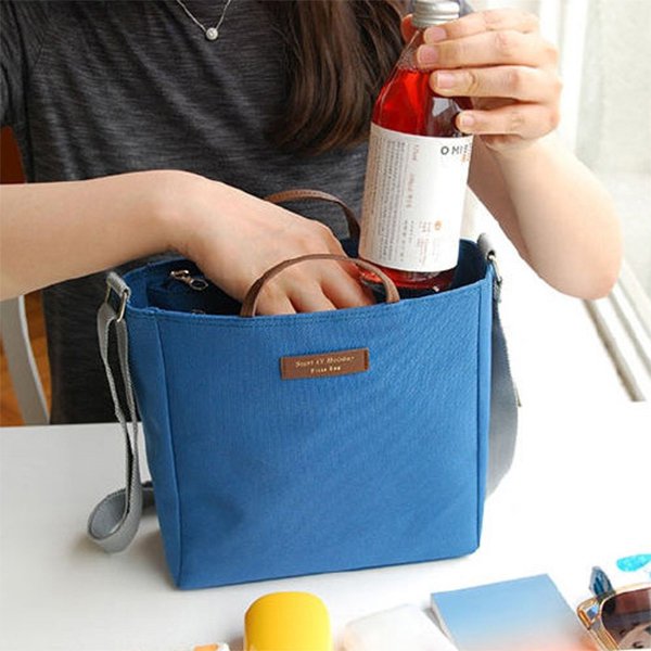 簡約雙層拉鍊斜跨包-尼龍單肩包