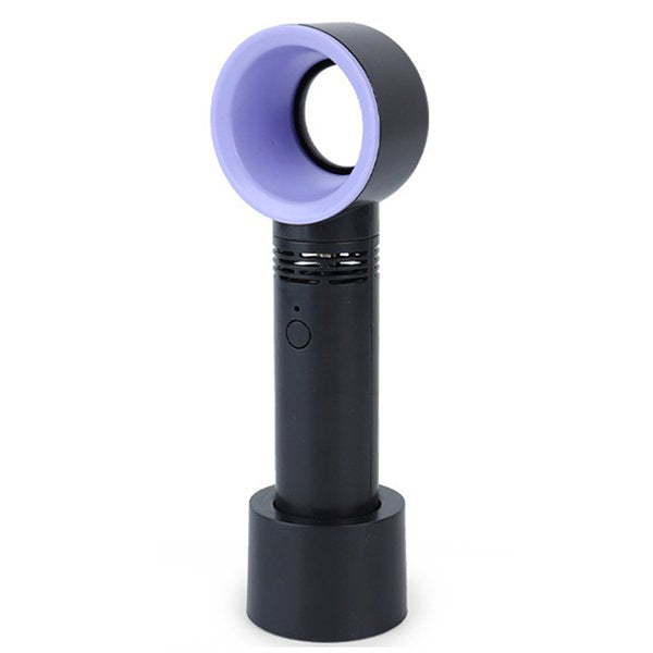 無葉款USB迷你風扇-手持式附風扇架