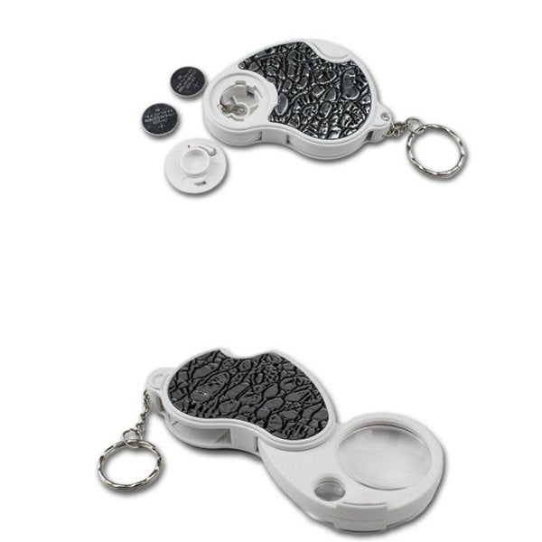 LED燈放大鏡鑰匙圈