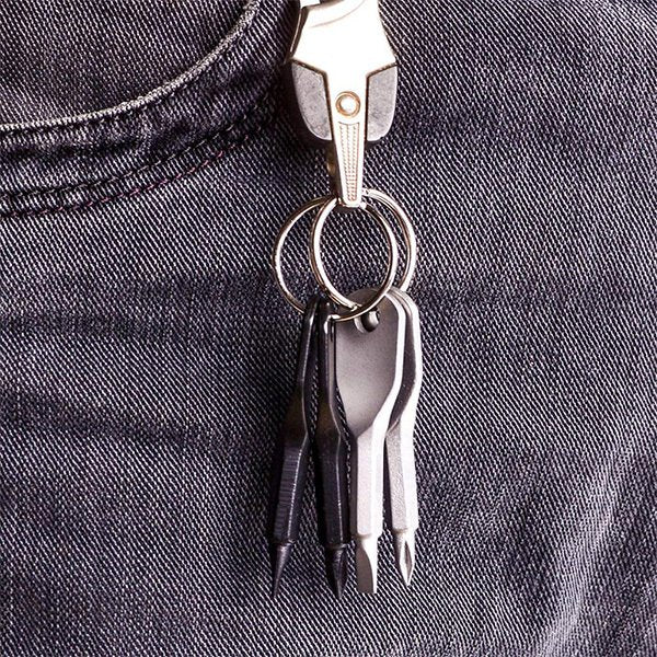 迷你鑰匙造型螺絲起子鑰匙圈