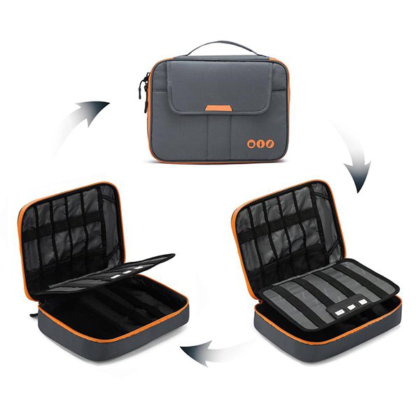 大容量平板筆電3C數位收納包