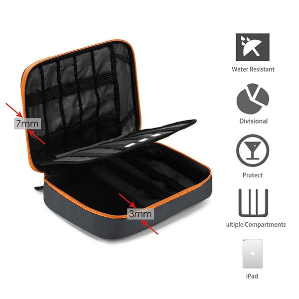 大容量平板筆電3C數位收納包