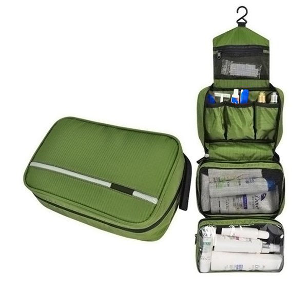 3層掛式旅行盥洗收納化妝包