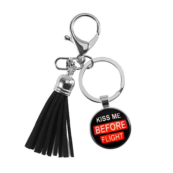 金屬鑰匙圈-流蘇設計
