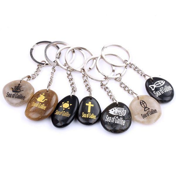 天然石材鑰匙圈