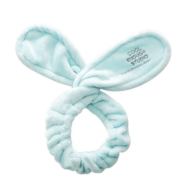 軟鐵絲式可愛兔耳朵洗臉髮帶