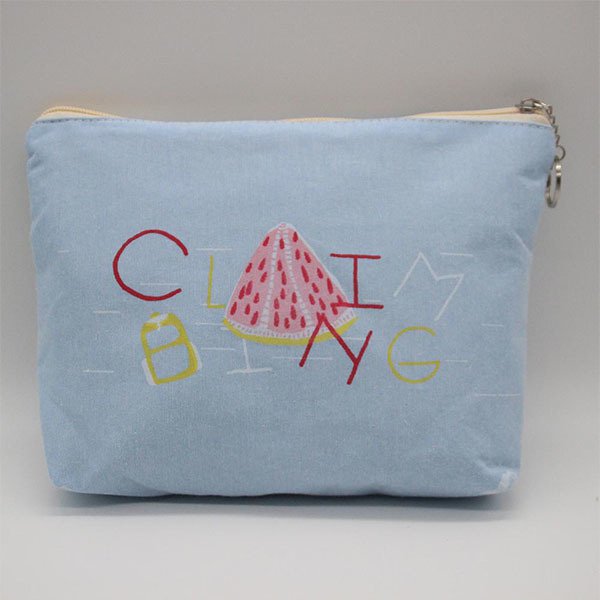 可愛貓咪旅行盥洗包-帆布化妝包