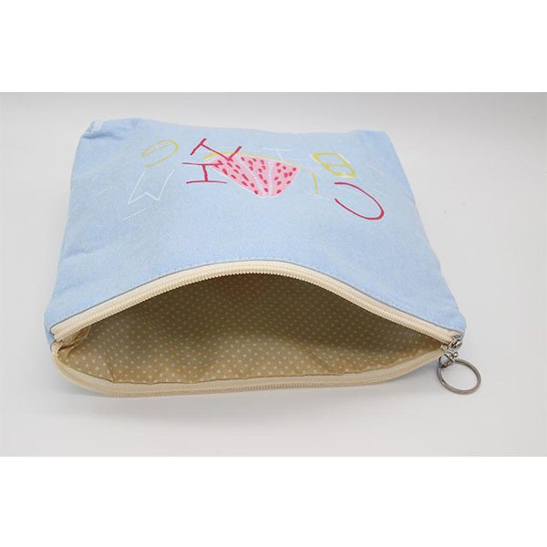 可愛貓咪旅行盥洗包-帆布化妝包