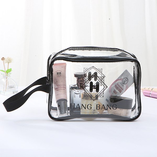 半透明防水旅行盥洗包-PVC化妝包