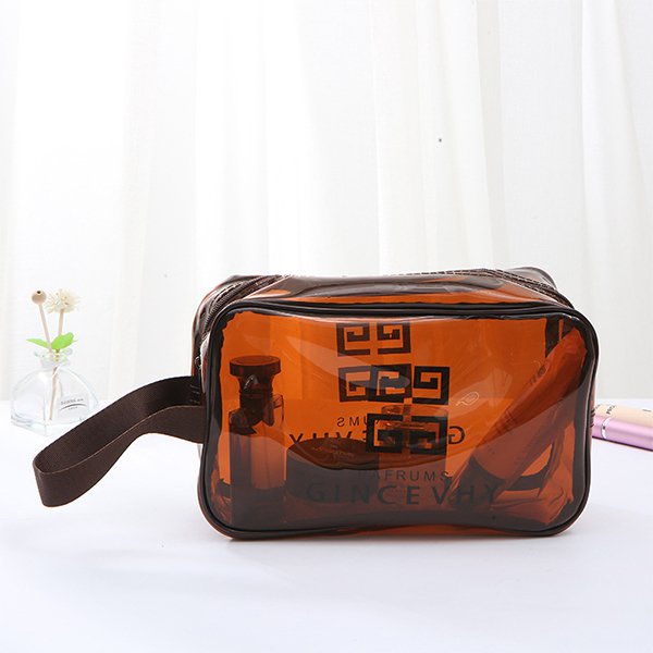 半透明防水旅行盥洗包-PVC化妝包