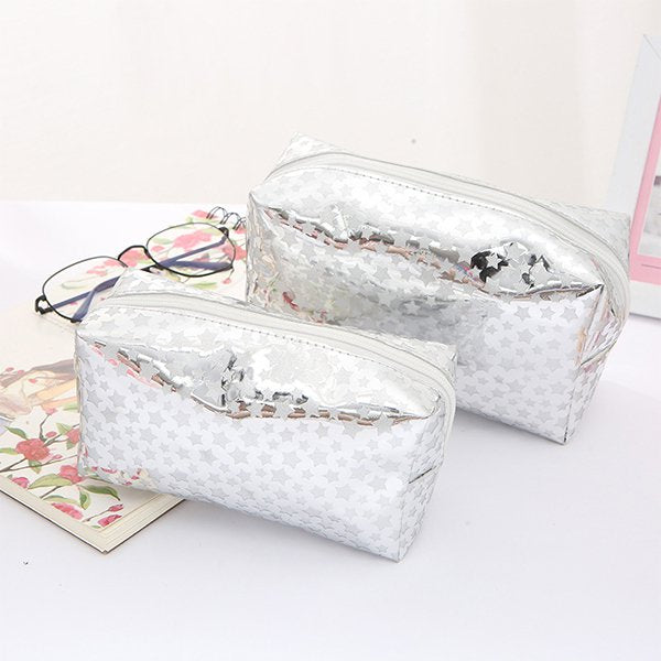 閃亮星星旅行盥洗包-PU化妝包